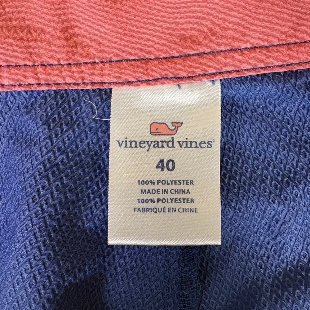 Vineyard Vines Mens Blue Chappy Board Shorts Swim Trunks Size 40 AR804